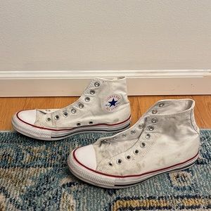 High Top White Converse